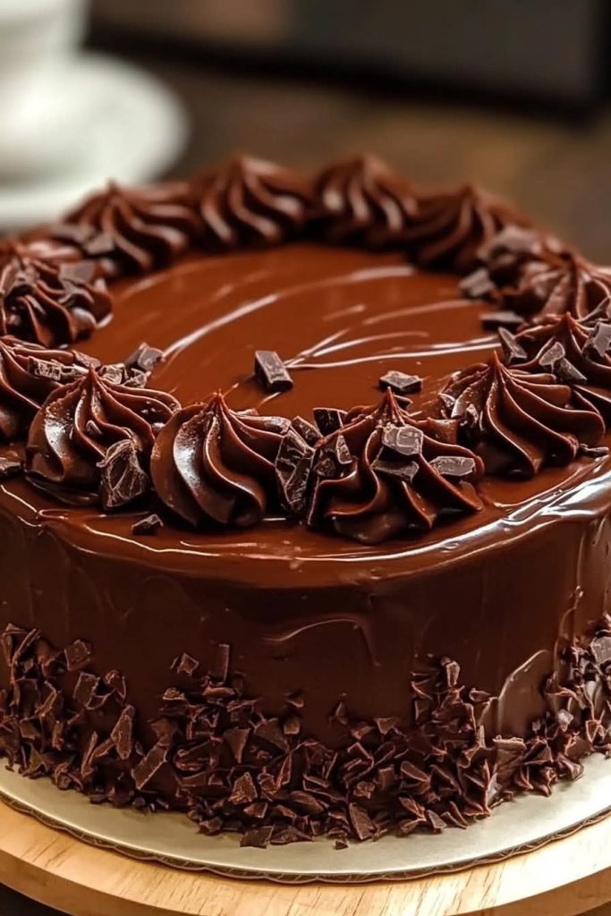 Super Moist Chocolate Cake with Chocolate Ganache – Cook For You