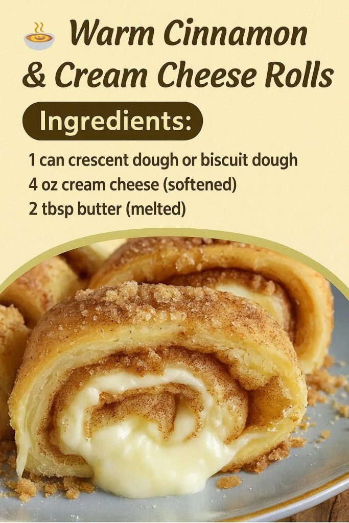 Warm Cinnamon & Cream Cheese Rolls: The Perfect Comforting Treat – Cook ...