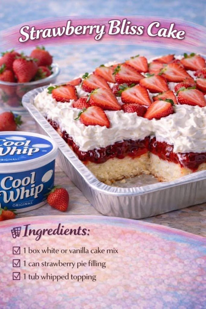 Strawberry Bliss Cake – Cook For You