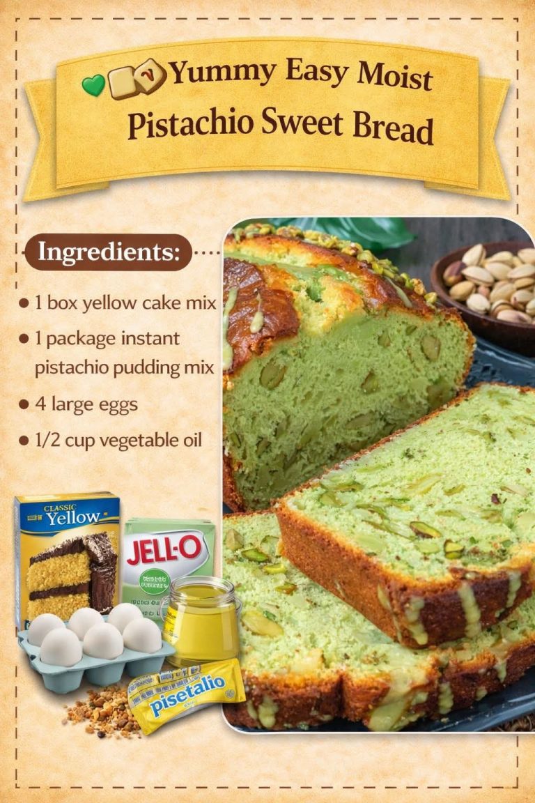 Easy Moist Pistachio Sweet Bread – Cook For You