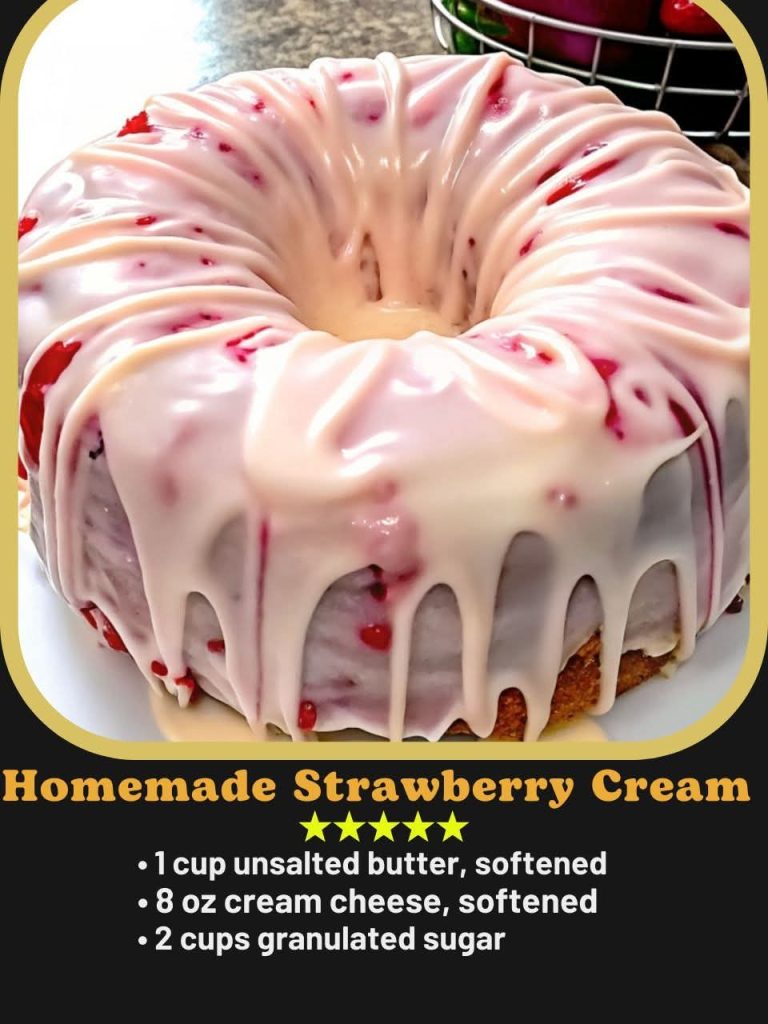 Strawberry Cream Cheese Pound Cake – Cook For You
