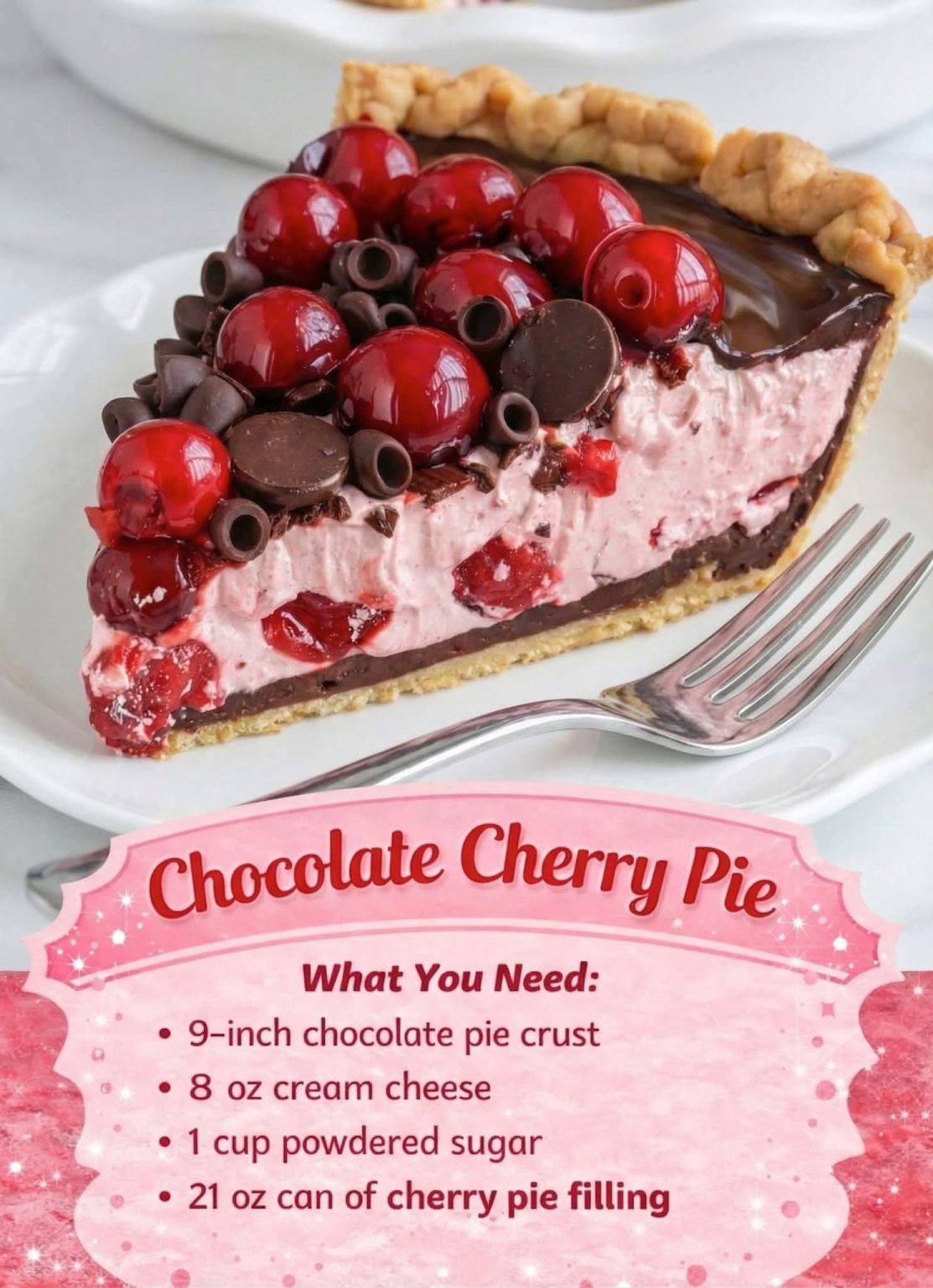 Chocolate Cherry Pie – Cook For You