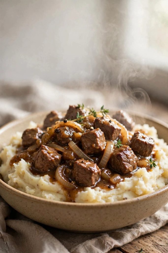 Savory Beef Tips and Gravy – Cook For You